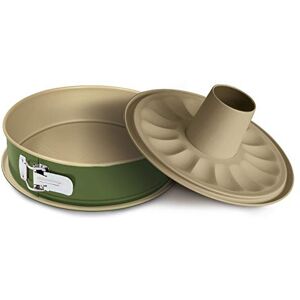 Guardini Bakvorm Natuurlijk Springvorm/Donut - 2 stuks - 26cm Goud - Bakmateriaal Guardini Bakvorm Natuurlijk Springvorm/Donut - 2 stuks - 26cm Goud - Bakmateriaal