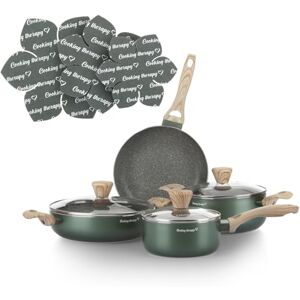 KASANOVA - Cooking Therapy 10-Pcs Set - Cookware Set KASANOVA - Cooking Therapy 10-Pcs Set - Cookware Set