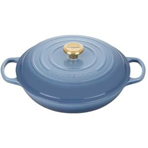 Le Creuset Signature Gietijzeren Ondiepe Casserole 30cm - Chambray Le Creuset Signature Gietijzeren Ondiepe Casserole 30cm - Chambray