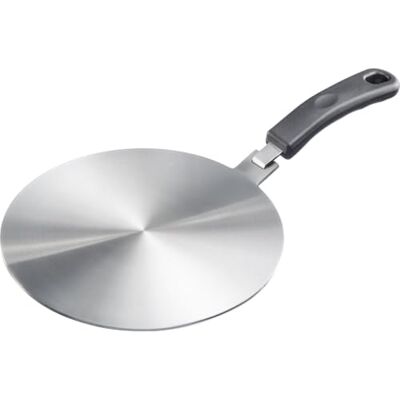 Westmark Inductie Adapterplaat, Adapterplaat Voor Inductiekookplaten Om Conventioneel Kookgerei Geschikt Te Maken Voor Inductie, Plaat Met Handvat, Roestvrij Staal, Ø 28 Cm Westmark Inductie Adapterplaat, Adapterplaat Voor Inductiekookplaten Om Conventioneel Kookgerei Geschikt Te Maken Voor Inductie, Plaat Met Handvat, Roestvrij Staal, Ø 28 Cm