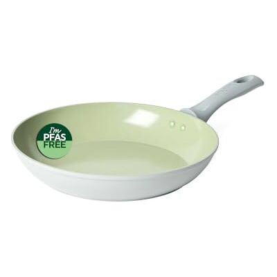Salter BW09278 Earth 28cm Frying Pan – Healthy Ceramic Non-Stick Coating, PFAS-Free Induction Cookware, Small Aluminium Egg Pancake Cooking Skillet, Easy Clean, PFOA/PTFE-Free, Stay Cool Handle, Green Salter BW09278 Earth 28cm Frying Pan – Healthy Ceramic Non-Stick Coating, PFAS-Free Induction Cookware, Small Aluminium Egg Pancake Cooking Skillet, Easy Clean, PFOA/PTFE-Free, Stay Cool Handle, Green