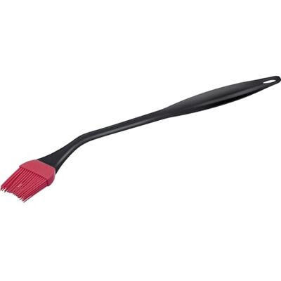 Westmark Marinierkwast, extra lange handgreep, met knik- en afneembare borstelkop, siliconen, zwart/rood, 15452270 Westmark Marinierkwast, extra lange handgreep, met knik- en afneembare borstelkop, siliconen, zwart/rood, 15452270