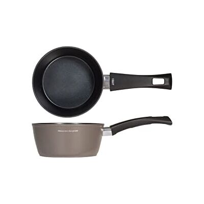 H&H Cookplus Borghese, 1 handvat, anti-aanbaklaag, 16 cm, standaard, medium H&H Cookplus Borghese, 1 handvat, anti-aanbaklaag, 16 cm, standaard, medium