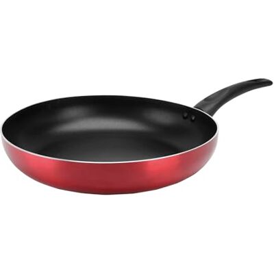 Sitram 711902 Cherry geperste aluminium pan Ø 32 cm anti-aanbaklaag kleur metallic rood voor alle warmtebronnen inclusief inductie Sitram 711902 Cherry geperste aluminium pan Ø 32 cm anti-aanbaklaag kleur metallic rood voor alle warmtebronnen inclusief inductie