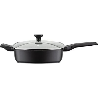 GSW 168427 Non-stick Koekenpan met Glazen Deksel - 24x24cm GSW 168427 Non-stick Koekenpan met Glazen Deksel - 24x24cm