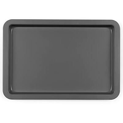 Salter BW11057EU7 37 cm Baking Tray, Tin, Easy-Clean, Non-Stick, PFOA-Free, Oven Safe up to 220° C/Gas Mark 7, Sleek, High Performance Design, Carbon Steel, Cosmos Collection, Matte Grey Salter BW11057EU7 37 cm Baking Tray, Tin, Easy-Clean, Non-Stick, PFOA-Free, Oven Safe up to 220° C/Gas Mark 7, Sleek, High Performance Design, Carbon Steel, Cosmos Collection, Matte Grey