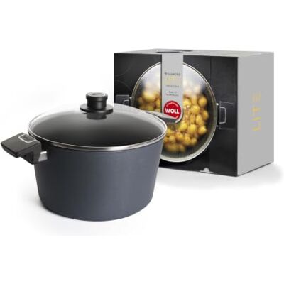WOLL Diamond Lite Gietijzeren Pan met Deksel - Pan WOLL Diamond Lite Gietijzeren Pan met Deksel - Pan