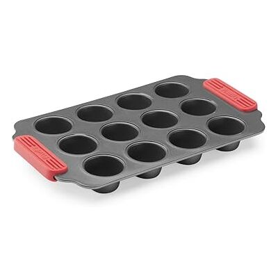 Lékué Mini-muffinvorm met antiaanbaklaag, 12-gaats Lékué Mini-muffinvorm met antiaanbaklaag, 12-gaats