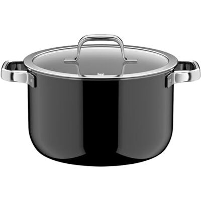 WMF Fusiontec Mineral Pro, 0518665290, Kookpan met deksel, 24 cm, krasbestendig materiaal, geschikt voor inductie, geschikt voor alle warmtebronnen, Made in Germany, zwart WMF Fusiontec Mineral Pro, 0518665290, Kookpan met deksel, 24 cm, krasbestendig materiaal, geschikt voor inductie, geschikt voor alle warmtebronnen, Made in Germany, zwart