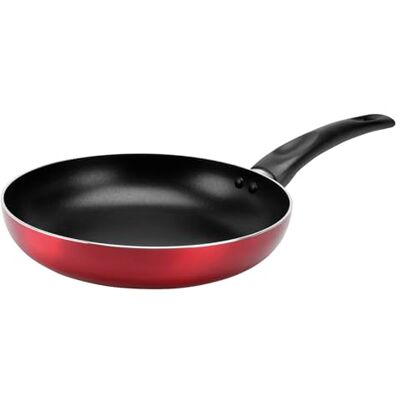 Sitram 711900 Cherry geperste aluminium pan Ø 24 cm anti-aanbaklaag kleur metallic rood voor alle warmtebronnen inclusief inductie Sitram 711900 Cherry geperste aluminium pan Ø 24 cm anti-aanbaklaag kleur metallic rood voor alle warmtebronnen inclusief inductie