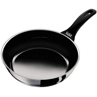 Silit Professionele braadpan 20 cm hoog, 1,28 l, Silargan functionele keramiek, inductie, kunststof handvat, zwart Silit Professionele braadpan 20 cm hoog, 1,28 l, Silargan functionele keramiek, inductie, kunststof handvat, zwart