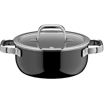 WMF Fusiontec Mineral Pro, 0518625290, braadpan, deksel, 20 cm, duurzaam, krasbestendig materiaal, kookpan, inductie, geschikt voor alle warmtebronnen, Made in Germany, zwart WMF Fusiontec Mineral Pro, 0518625290, braadpan, deksel, 20 cm, duurzaam, krasbestendig materiaal, kookpan, inductie, geschikt voor alle warmtebronnen, Made in Germany, zwart