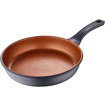 San Ignacio 28 x 6 cm Bronze Cast Aluminium Frying Pan Suitable for Induction San Ignacio 28 x 6 cm Bronze Cast Aluminium Frying Pan Suitable for Induction