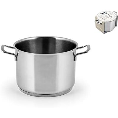 H&H Elodie Rvs Inductiepan 18cm 3,5L H&H Elodie Rvs Inductiepan 18cm 3,5L