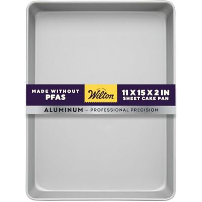 Wilton Aluminium Performance Sheet Tin 11 x 15, Zilver, 11 bij 15 bij 2-Inch Wilton Aluminium Performance Sheet Tin 11 x 15, Zilver, 11 bij 15 bij 2-Inch