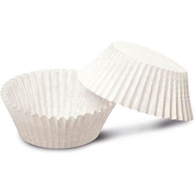 Guardini , Set van 100 vormpjes Ø 7 cm, wegwerp, bakpapier met antiaanbaklaag, 100% recyclebaar, wit, Made in Italy, serie Easy Bake Bio Guardini , Set van 100 vormpjes Ø 7 cm, wegwerp, bakpapier met antiaanbaklaag, 100% recyclebaar, wit, Made in Italy, serie Easy Bake Bio