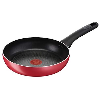 Lagostina Mediterrane keuken antiaanbakpan van aluminium Ø 24 cm, inductiekookpan, gas en oven, titanium Easy coating, ergonomische handgreep van bakeliet Lagostina Mediterrane keuken antiaanbakpan van aluminium Ø 24 cm, inductiekookpan, gas en oven, titanium Easy coating, ergonomische handgreep van bakeliet