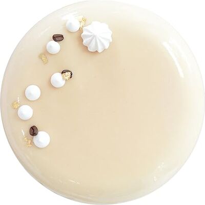 ScrapCooking Ronde bakvorm "Essentiel" – 3D siliconen koepelvorm – diameter 21 cm – professionele kwaliteit – bakvorm, dessert, cake – met recept – wit – 2890 ScrapCooking Ronde bakvorm "Essentiel" – 3D siliconen koepelvorm – diameter 21 cm – professionele kwaliteit – bakvorm, dessert, cake – met recept – wit – 2890