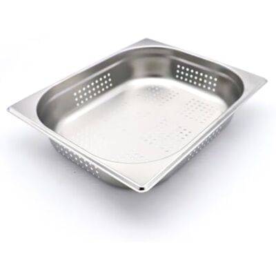 Maxima RVS 1/2 GN Geperforeerde Gastronorm Container - 4L Maxima RVS 1/2 GN Geperforeerde Gastronorm Container - 4L