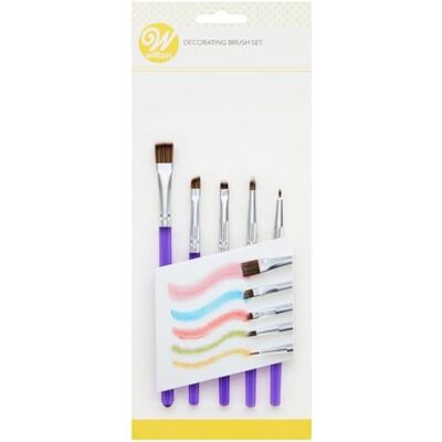 Wilton kwastenset, taarten versieren/beschilderen, set van 5 Wilton kwastenset, taarten versieren/beschilderen, set van 5