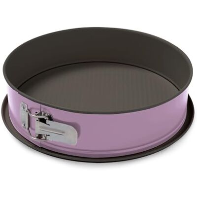Guardini , Springvorm 1 bodem Ø 26 cm, druppelvrije bodem, staal met anti-aanbaklaag, roze, Made in Italy, lijn Bon Ton Ton Guardini , Springvorm 1 bodem Ø 26 cm, druppelvrije bodem, staal met anti-aanbaklaag, roze, Made in Italy, lijn Bon Ton Ton