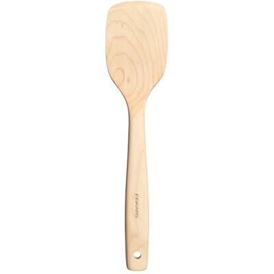 Fiskars Folken Spatel, Spatel voor gecoat Kookgerei, Lengte 30 cm FSC-gecertificeerd Esdoornhout, 1075687 Fiskars Folken Spatel, Spatel voor gecoat Kookgerei, Lengte 30 cm FSC-gecertificeerd Esdoornhout, 1075687
