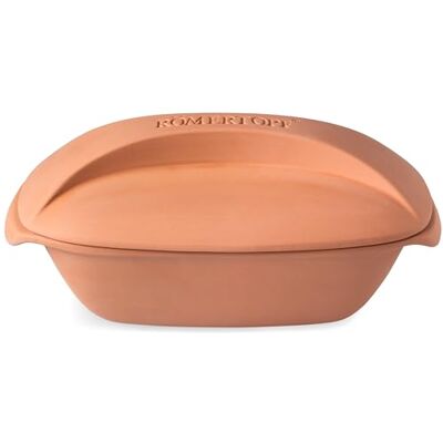 Römertopf CULINARIO braadpan voor 4 personen, 3 liter stoofpan met deksel van keramiek, voor stoven, braden en stomen, geschikt voor de oven Römertopf CULINARIO braadpan voor 4 personen, 3 liter stoofpan met deksel van keramiek, voor stoven, braden en stomen, geschikt voor de oven