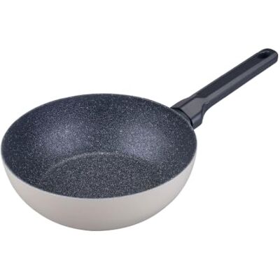 FACKELMANN Balance Mini keramische wokpan mini – Ø 20 cm, gerecycled aluminium, ergonomische handgreep, keramische coating, hittebestendig tot 150 °C, PFAS-vrij, geschikt voor inductie FACKELMANN Balance Mini keramische wokpan mini – Ø 20 cm, gerecycled aluminium, ergonomische handgreep, keramische coating, hittebestendig tot 150 °C, PFAS-vrij, geschikt voor inductie
