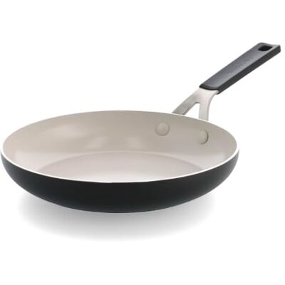 KitchenAid Aluminium Koekenpan Keramisch Antiaanbak, 24 cm, PFAS-Vrij, Inductiegeschikt, RVS-Greep, Ovenbestendig, Vaatwasmachinebestendig, Zwart KitchenAid Aluminium Koekenpan Keramisch Antiaanbak, 24 cm, PFAS-Vrij, Inductiegeschikt, RVS-Greep, Ovenbestendig, Vaatwasmachinebestendig, Zwart