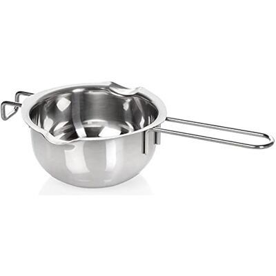 wenco 555029 Premium waterbadkom met handvat, roestvrij staal, 14 cm, zilver wenco 555029 Premium waterbadkom met handvat, roestvrij staal, 14 cm, zilver