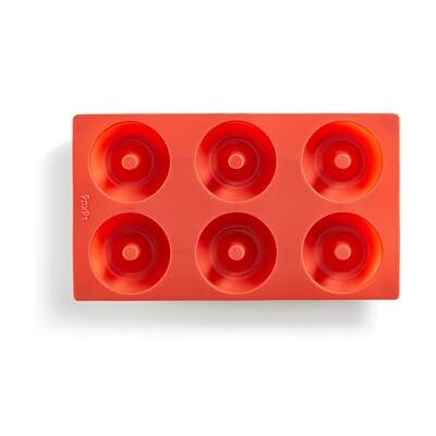 Lékué Siliconen donutvorm, 6-gaats Lékué Siliconen donutvorm, 6-gaats