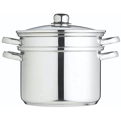 KitchenCraft 7,5 L Clearview Roestvrijstalen Multi Cooker KitchenCraft 7,5 L Clearview Roestvrijstalen Multi Cooker