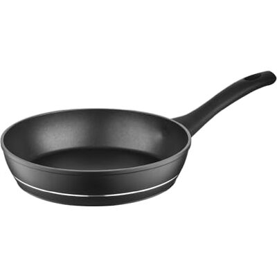 Florina Aluminium Koekenpan I 24 cm Diameter I Universele Pan DELUX I Antiaanbaklaag I Krasbestendige I Inductiebodem I Pan Geschikt voor Inductiekookplaat, Gasfornuis, Elektrisch Fornuis (Zwart) Florina Aluminium Koekenpan I 24 cm Diameter I Universele Pan DELUX I Antiaanbaklaag I Krasbestendige I Inductiebodem I Pan Geschikt voor Inductiekookplaat, Gasfornuis, Elektrisch Fornuis (Zwart)