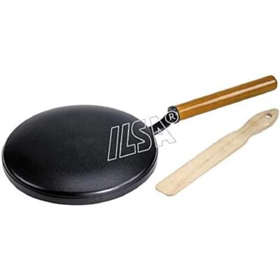 Ilsa 0565000 Zwarte Koekenpan met Spatel - Koekenpan Ilsa 0565000 Zwarte Koekenpan met Spatel - Koekenpan