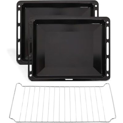 ICQN Bakplaten Set met Rooster 46 x 37 cm ICQN Bakplaten Set met Rooster 46 x 37 cm