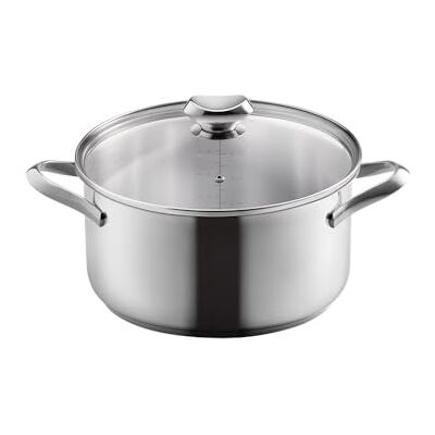 Metaltex Icona Kookpan, laag, roestvrij staal, 24 cm, 5 l Metaltex Icona Kookpan, laag, roestvrij staal, 24 cm, 5 l