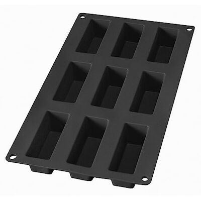 Lékué Gourmet bakvorm voor mini-taarten, 9 holtes, zwart Lékué Gourmet bakvorm voor mini-taarten, 9 holtes, zwart