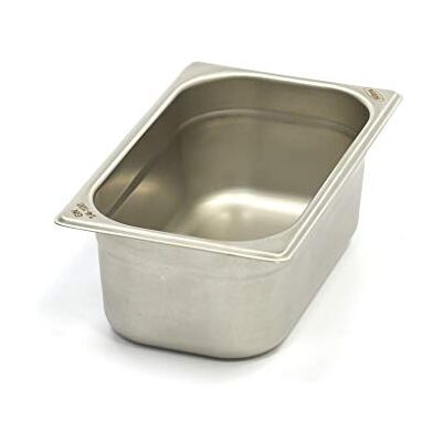Maxima RVS Gastronorm Bak - 1/4 GN - Diepte 10cm - 2,8L Maxima RVS Gastronorm Bak - 1/4 GN - Diepte 10cm - 2,8L