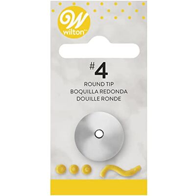 Wilton ronde taartdecoratiepunten 4 Wilton ronde taartdecoratiepunten 4