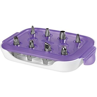 Wilton 2 2104-1369 Starter Decoreren en Piping Tip Set, 9 Stuk, Kunststof Wilton 2 2104-1369 Starter Decoreren en Piping Tip Set, 9 Stuk, Kunststof