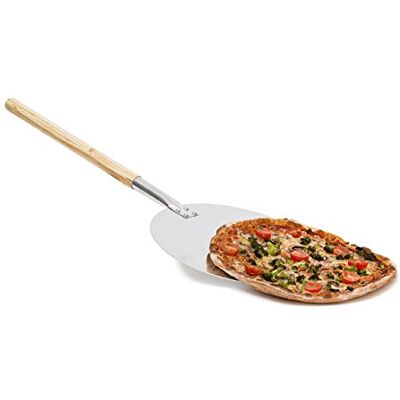 Relaxdays Pizzaplaat - Rond 30.5cm Hout Handvat Relaxdays Pizzaplaat - Rond 30.5cm Hout Handvat