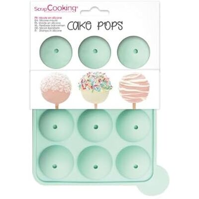 ScrapCooking SCRAP COOKING 3171 bakvorm voor cakepops, siliconen, roze, 21,5 x 12,5 x 4 cm ScrapCooking SCRAP COOKING 3171 bakvorm voor cakepops, siliconen, roze, 21,5 x 12,5 x 4 cm