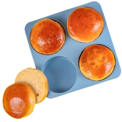 Lurch Flexi Starter Burger Bun siliconen bakvorm – perfecte hamburger broodjes zelf bakken Lurch Flexi Starter Burger Bun siliconen bakvorm – perfecte hamburger broodjes zelf bakken