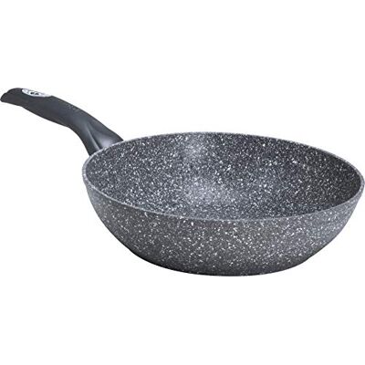 Aeternum , Madame Petravera 3.0 Pastamezeef, anti-aanbaklaag, ideaal voor inductie, diameter 24 cm, volledige inductie, grijs Aeternum , Madame Petravera 3.0 Pastamezeef, anti-aanbaklaag, ideaal voor inductie, diameter 24 cm, volledige inductie, grijs