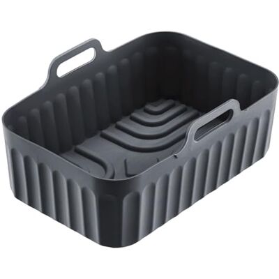 Westmark Siliconen Vormpje Voor Airfryer, Vierkant Maxi, Het Herbruikbare Siliconen Inzetstuk Is Het Ideale Accessoire Voor Je Airfryer, Vaatwasmachinebestendig, 21,5 X 13,5 X 7 Cm Westmark Siliconen Vormpje Voor Airfryer, Vierkant Maxi, Het Herbruikbare Siliconen Inzetstuk Is Het Ideale Accessoire Voor Je Airfryer, Vaatwasmachinebestendig, 21,5 X 13,5 X 7 Cm