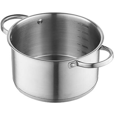 Florina Fava RVS Pot 18cm - Keukengerei Florina Fava RVS Pot 18cm - Keukengerei