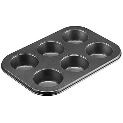 Westmark Muffinbakvorm - 6 muffins - Non-stick - Staal - Antraciet - Producttype Westmark Muffinbakvorm - 6 muffins - Non-stick - Staal - Antraciet - Producttype