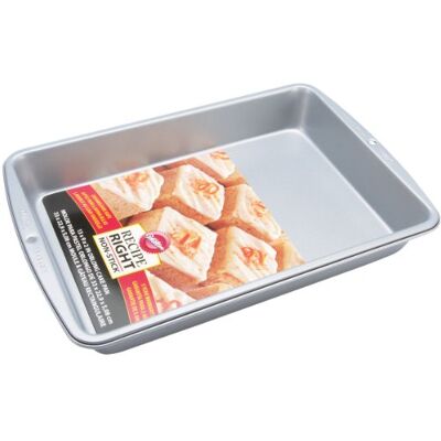 Wilton 2105-961 taartvorm, rechthoekig, 33 x 22,9 cm, staal, grijs Wilton 2105-961 taartvorm, rechthoekig, 33 x 22,9 cm, staal, grijs