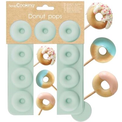 ScrapCooking Siliconen bakvorm Cake Pops Donuts – 3188 ScrapCooking Siliconen bakvorm Cake Pops Donuts – 3188