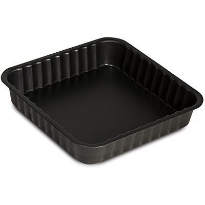 Guardini Gardenia Quadro Bakvorm, 24 x 24 cm, staal met antiaanbaklaag, zwart Guardini Gardenia Quadro Bakvorm, 24 x 24 cm, staal met antiaanbaklaag, zwart